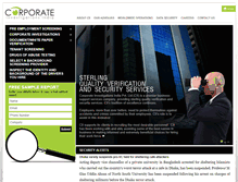 Tablet Screenshot of corporateinvestigationsindia.com